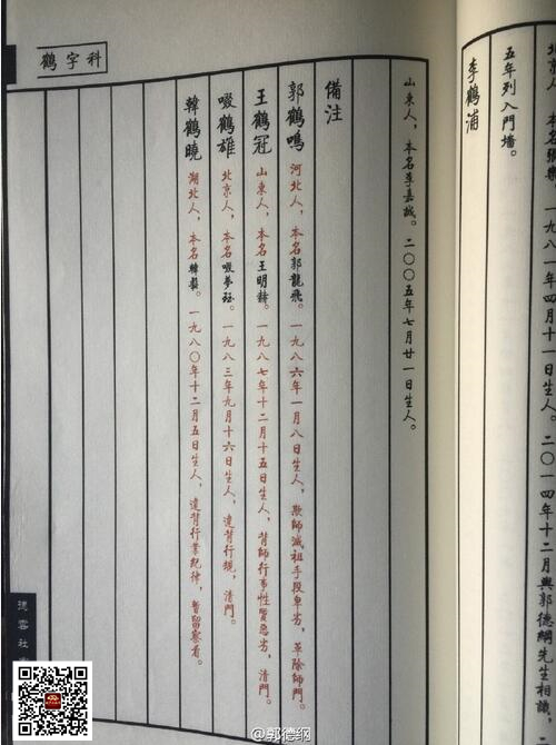 德云社家譜解讀，二云被除名，歐弟在列，內附簡體文字版 郭鶴鳴 郭德綱 歐弟 家譜 德云社 3030說  第4張